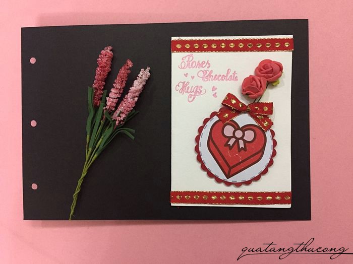 Thiệp Roses Chocolate Hugs